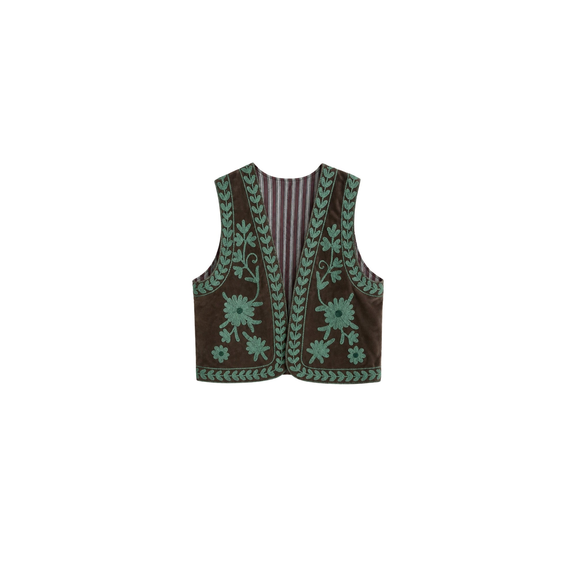 Short Velvet Vest